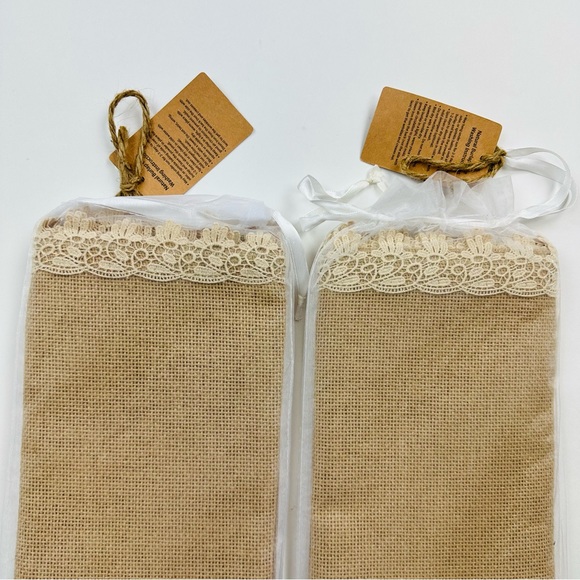 Ling’s Moment Lace Burlap Table Runner 72 x 12 inches - Picture 9 of 9